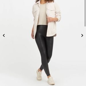 Spanx Faux Leather Leggings - never worn